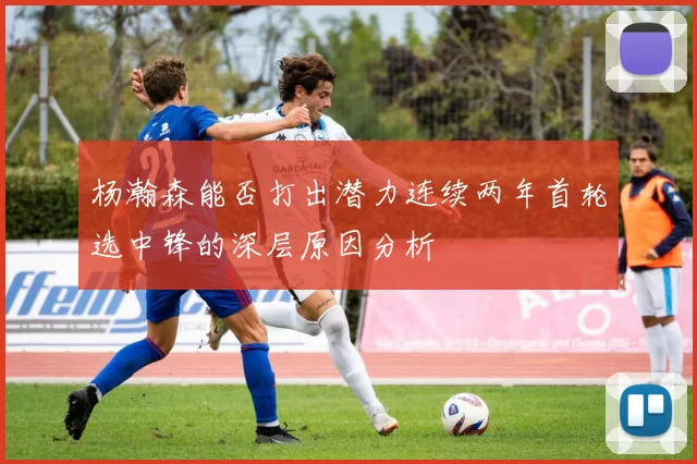 杨瀚森能否打出潜力连续两年首轮选中锋的深层原因分析